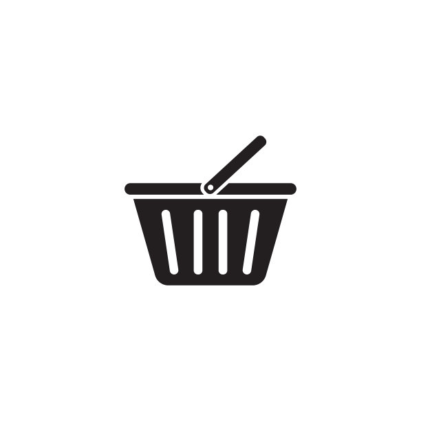 购物篮商店和购物车Logo模板图片下载