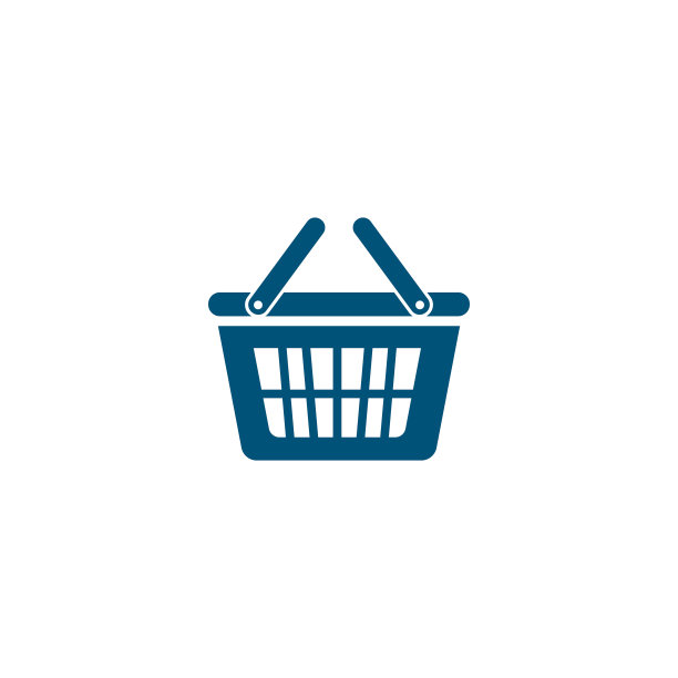 购物篮商店和购物车Logo模板图片下载