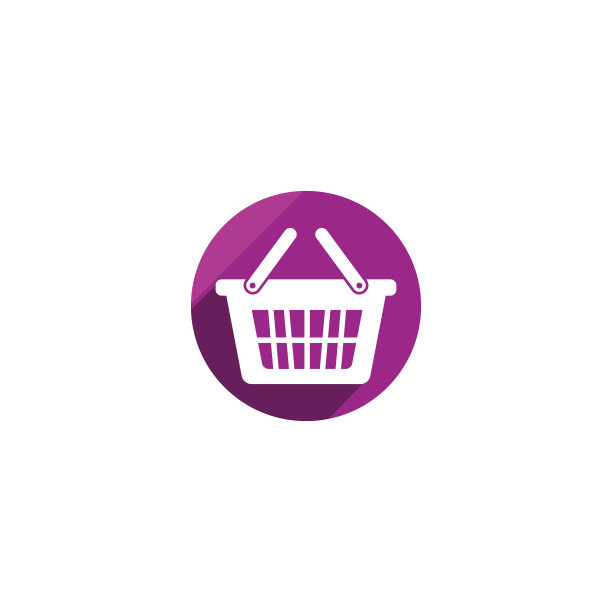 购物篮商店和购物车Logo模板图片下载