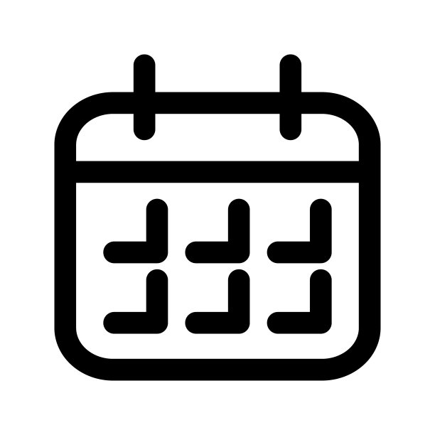 日历图标矢量图图片下载