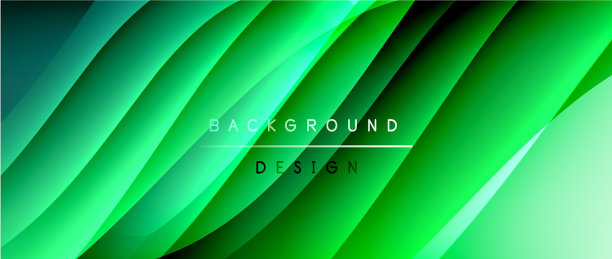 流体梯度波与阴影线和发光图片下载