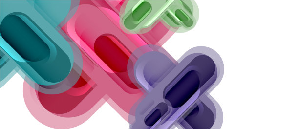 现代玻璃十字形抽象图片下载