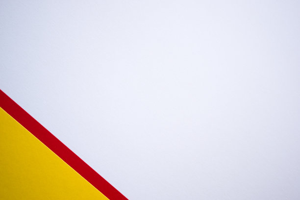 白色和黄色与红色线彩色纸抽象背景，书籍封面，贺卡，模板图片下载