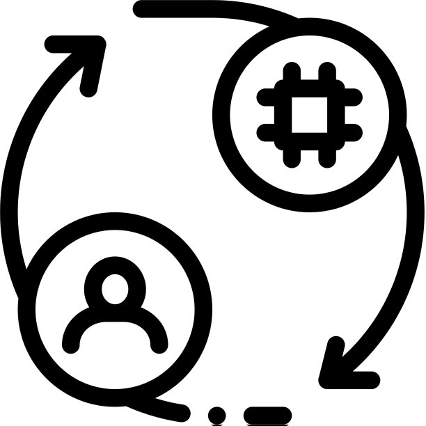 人类与电脑汽车控制图标轮廓图片下载