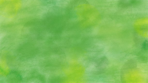 淡绿色和黄色手绘水彩背景设计与油漆出血边缘在美丽的艺术设计水彩纸纹理，柔软清新的春天色彩背景。插图。图片下载