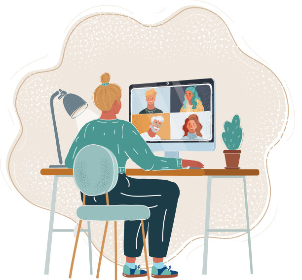 视频会议业务团队采用聊天方式呼叫图片下载