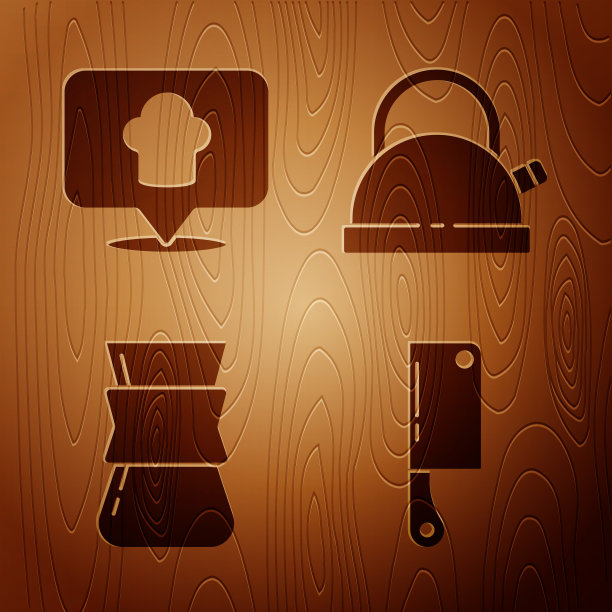 配上位置咖啡的厨师帽图片下载