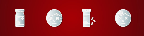 设药瓶和药人过量图片下载