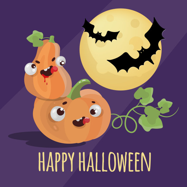 万圣节动作假日卡通集图片下载