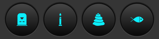 立墓碑，上面写着燃着的蜡烛图片下载