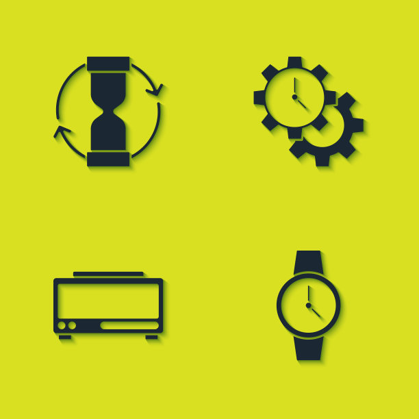 设置旧沙漏腕表数字闹钟图片下载