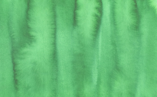 水彩背景与多汁的绿色，艺术笔触，污渍和清洗。美丽的背景创意设计，印刷，壁纸，横幅，框架。图片下载