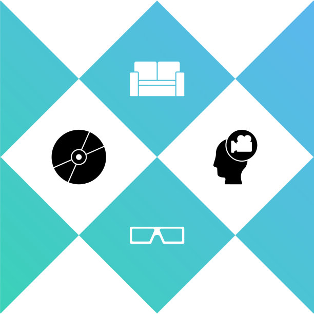 设置CD或DVD光盘3d影院眼镜影院图片下载