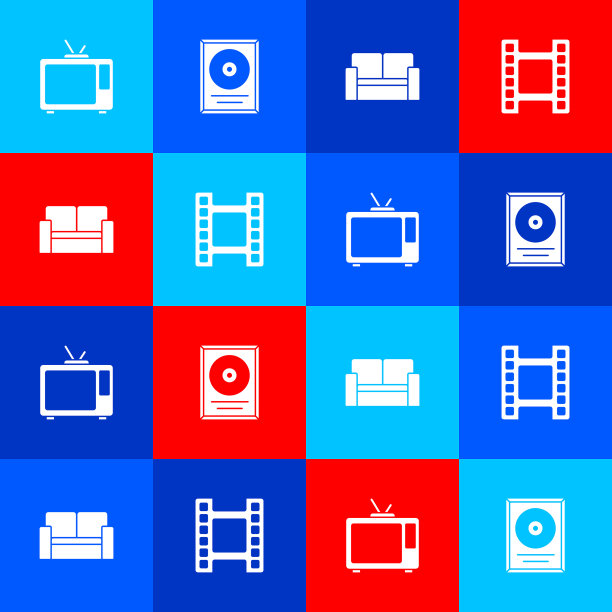 设置复古电视光盘奖在框架电影椅子图片下载