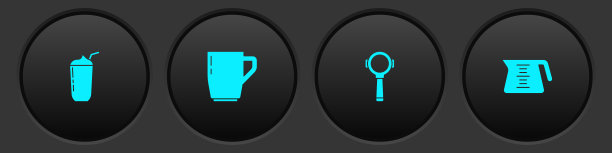 设置奶昔咖啡杯过滤架和壶图片下载