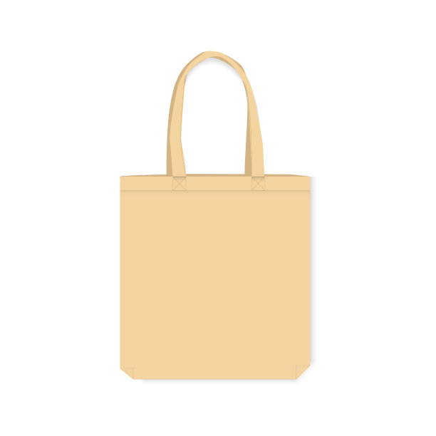 纺织环保袋孤立在白色的背景图片下载