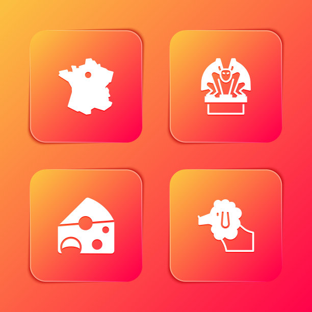 将法国地图上的滴水嘴放在奶酪基座上图片下载