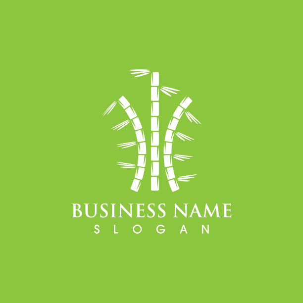 竹制logo模板图标图片下载