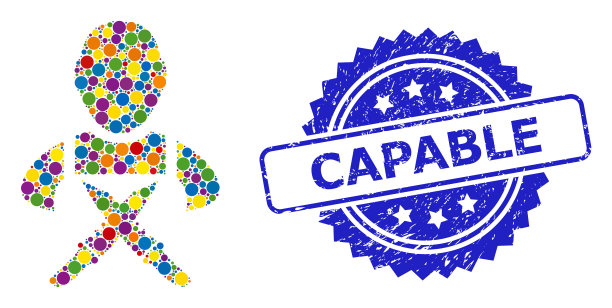 橡胶密封能力和鲜艳的彩色马赛克图片下载