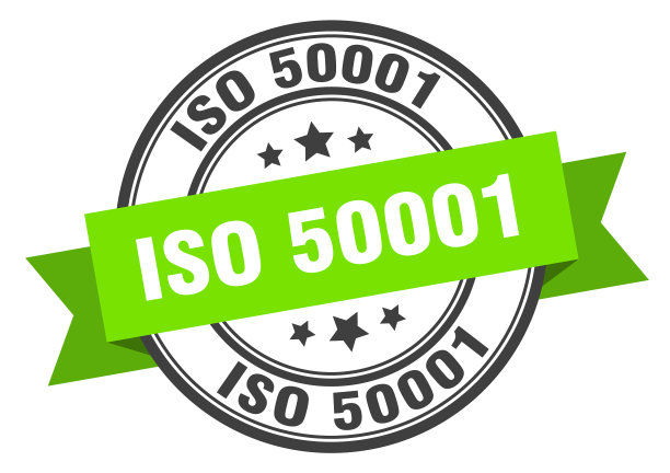 Iso 50001标签标志圆邮票带缎带图片下载