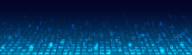 商业和互联网项目的网络安全。抽象的未来主义视角背景。高科技业务演示。大数据流概念。图片下载