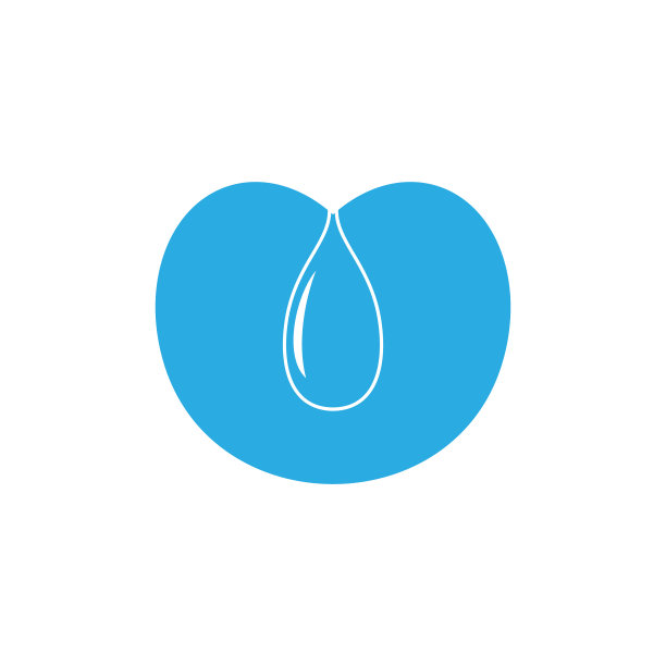 爱水滴果汁标志标志图片下载