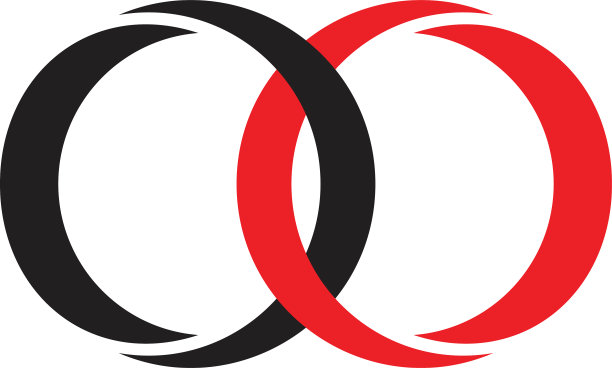 链接圆彩色对象3d logo图片下载