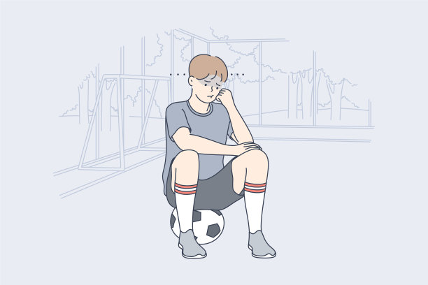 运动训练比赛足球抑郁图片下载