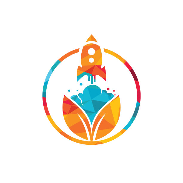 生态火箭标志设计图片下载