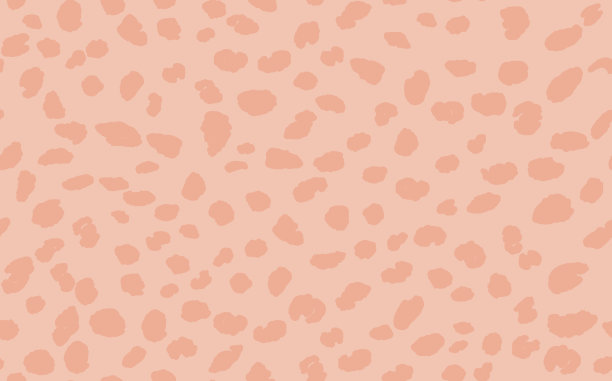 现代抽象豹纹无缝图案。动物的背景。橙色装饰矢量股票插图印刷，卡片，明信片，织物，纺织品。现代装饰的风格化皮肤图片下载