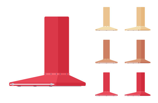 厨房罩套装，壁挂式过滤器套件图片下载