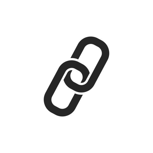 链接平面图标插图-矢量。抽象的黑链符号。链，链接图标向量。链接图标。超链接链。图片下载