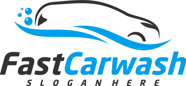 洗车标志设计概念汽车图片下载
