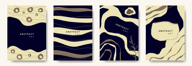 抽象背景和各种形状设置。图片下载