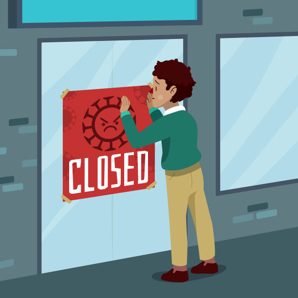 有机平面人挂一个封闭的矢量图板图片下载