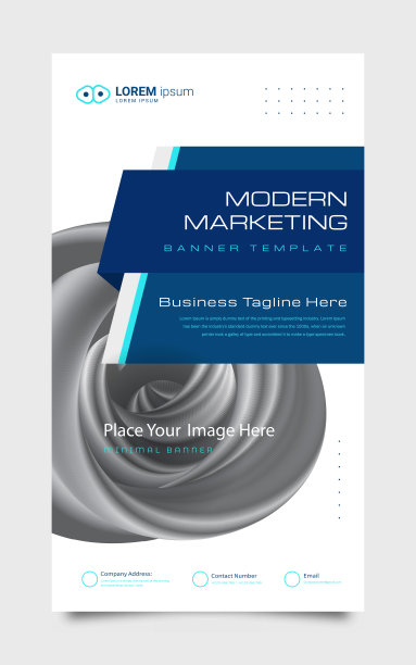 数字营销社交媒体封面模板。图片下载