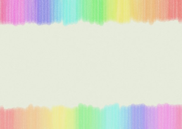 带彩虹色框架的白纸图片下载