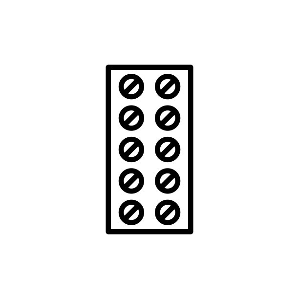 药丸轮廓图标冠状病毒在白色图片下载