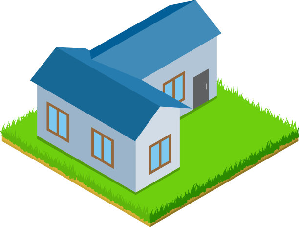 外建筑图标等距风格图片下载