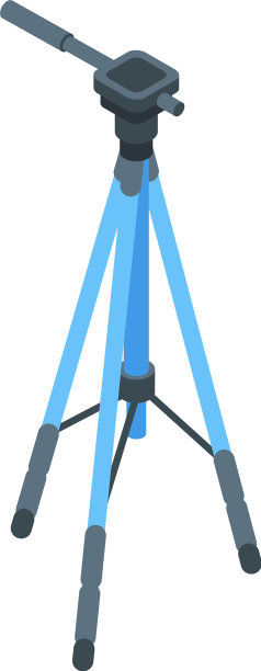 三脚架支架图标等距样式图片下载