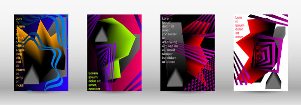 时髦的封面设计图片下载