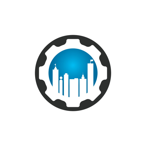 齿轮建筑标志设计图片下载