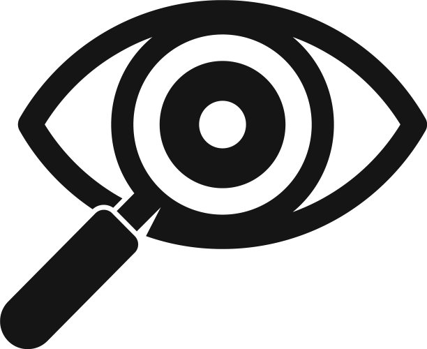 搜索眼睛探索图标简单风格图片下载