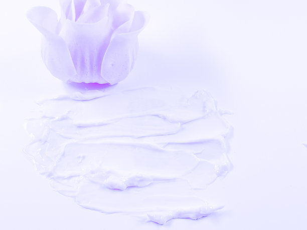 面部或身体膏体纹理、化妆品涂抹涂抹背景、液体膏体、液体稠度护肤、彩妆膏笔触素材图片