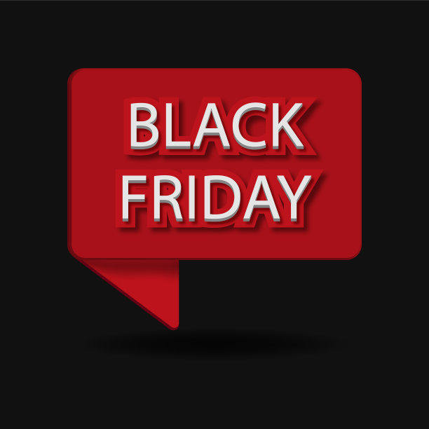 黑色星期五促销标语概念图片下载