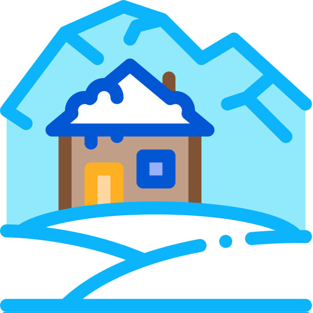 北极屋图标轮廓符号图片下载