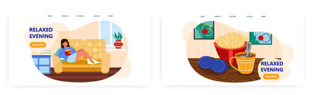 有抑郁和压力的女人吃快餐图片下载