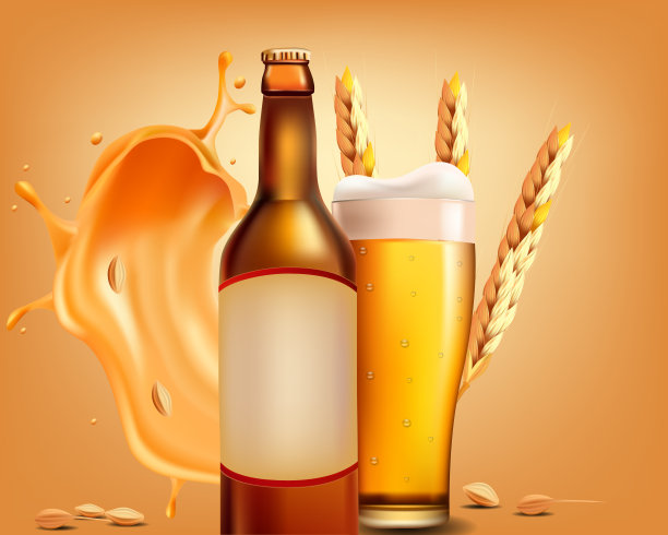 精酿啤酒配一杯啤酒图片下载