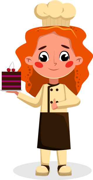 女孩职业糖果手捧角色图片下载