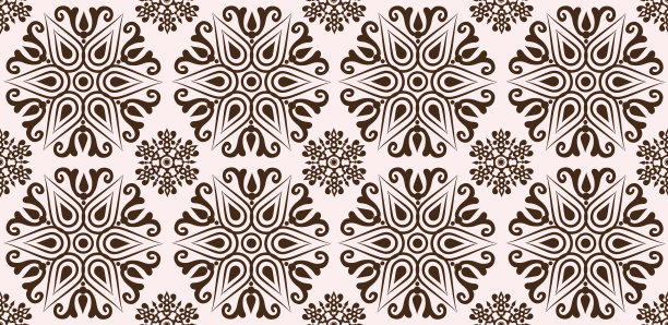 古董的模式。东方卡片和封面背景图片下载